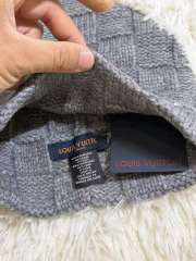 [Special Offer] L Checkered Wool Knit Hat Beanie