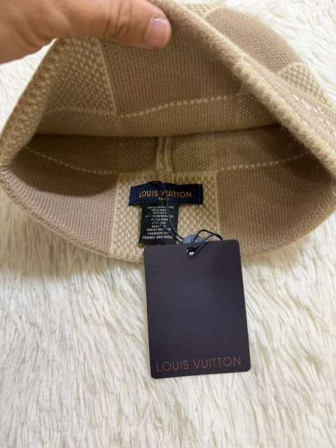 [Special Offer] L Checkered Wool Knit Hat Beanie