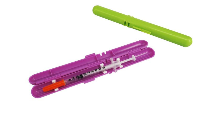 Portable Syringe Case Travel Insulin Carrying Cases for Pre-Filled Syringes