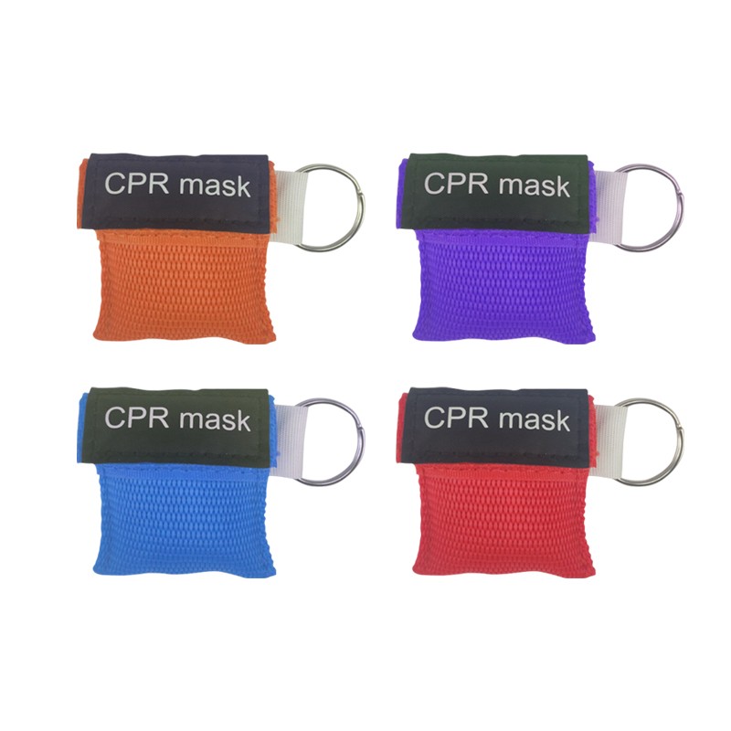 Disposable CPR Mouth Shield & Keychain Kit