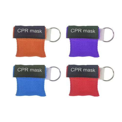 Disposable CPR Mouth Shield &amp; Keychain Kit