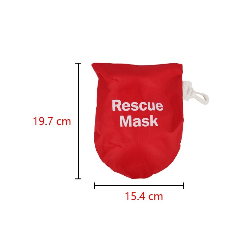 Adult/Child CPR Pocket Resuscitator, Medical CPR Rescue Mask