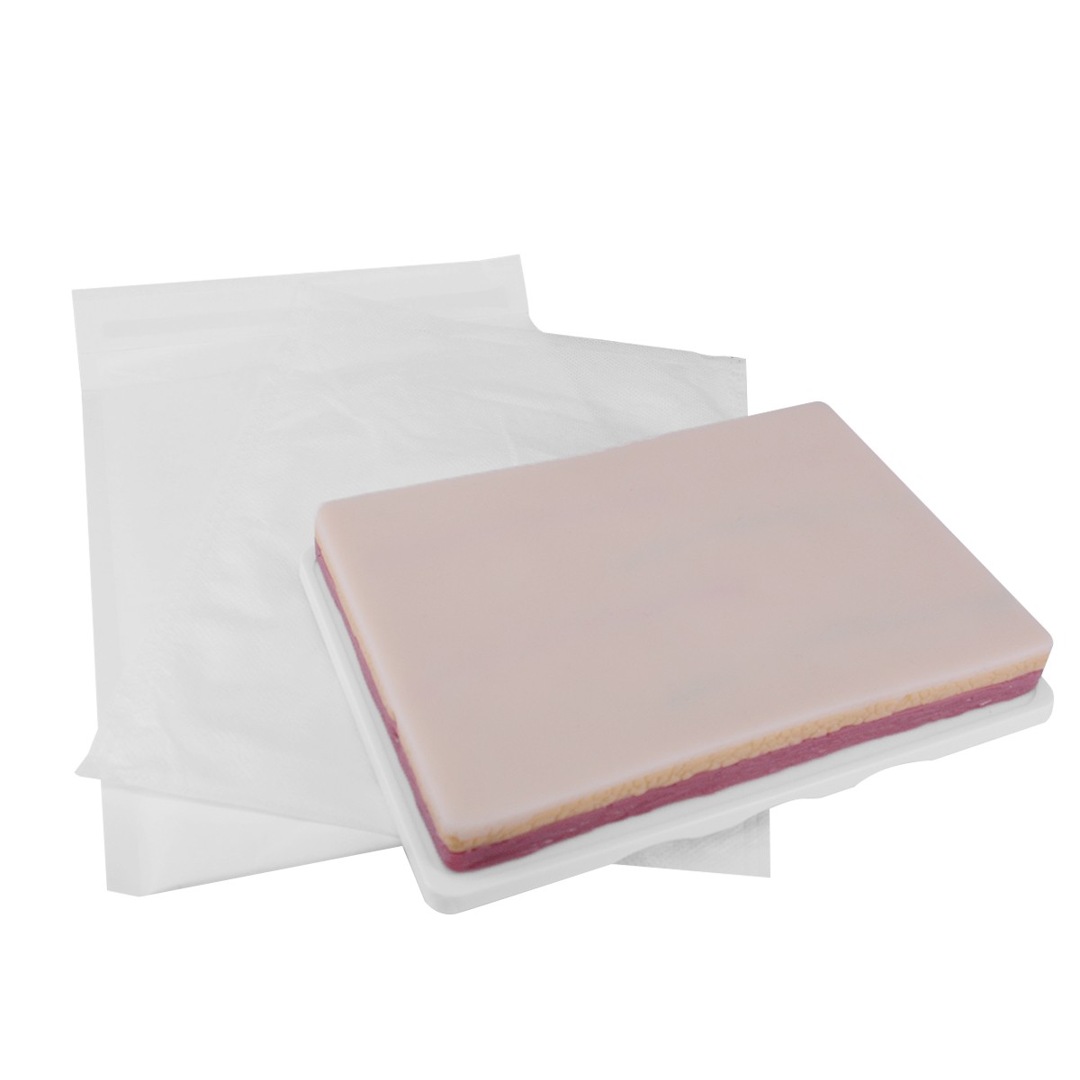 Large Venipuncture IV Injection Practice Pad with 4 Veins on Base