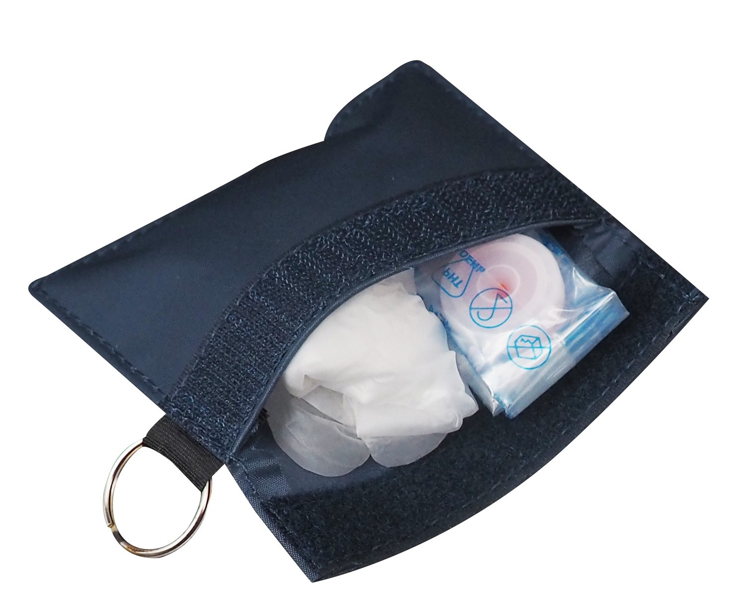 CPR Keychain with Face Shield and Gloves