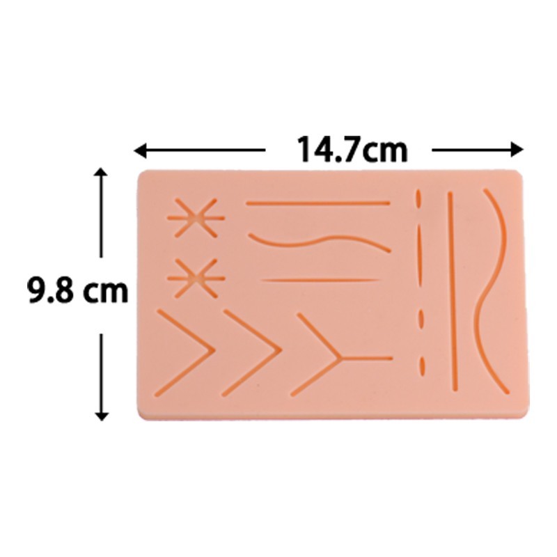 Mini Surgical Suture Training Pad with Wounds