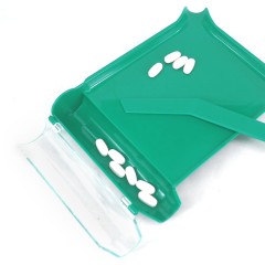 Right Handed Pill Sorting Tray w/ Spatula (L Shape)