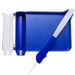 Plastic Pill Counter Tray With Spatula