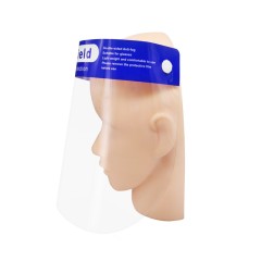 Adult Safety Face Shield, Clear, Adjustable, and Comfortable