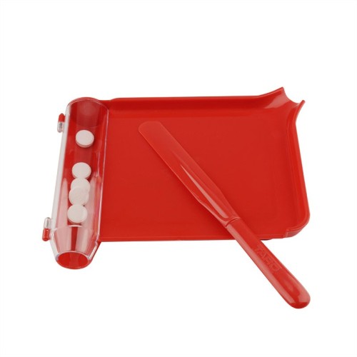 Plastic Medicine Counting Tray w/ Straight Spatula