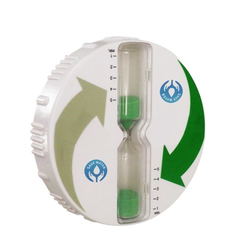 Hourglass Sand Timer 5 Minutes - Green Sand, Mini