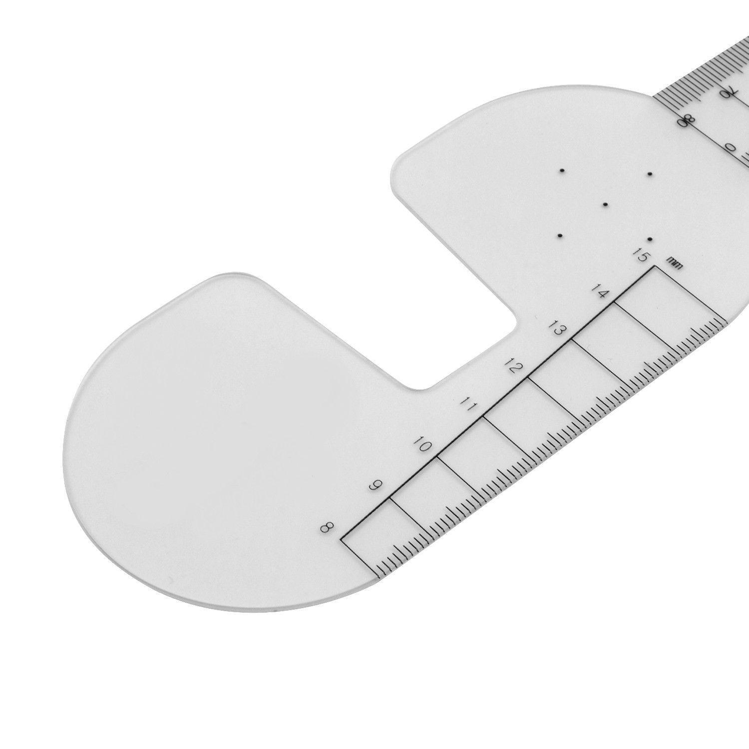 Transparent Multifunctional PD Ruler