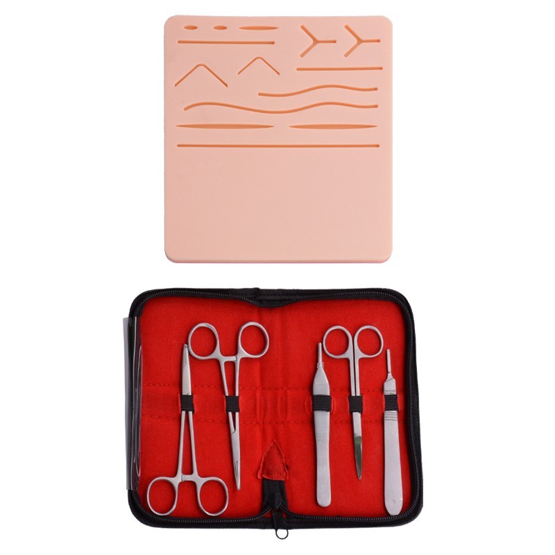 Student Suture Kit - Half-Cut, Ultra-large New Pad with Wounds