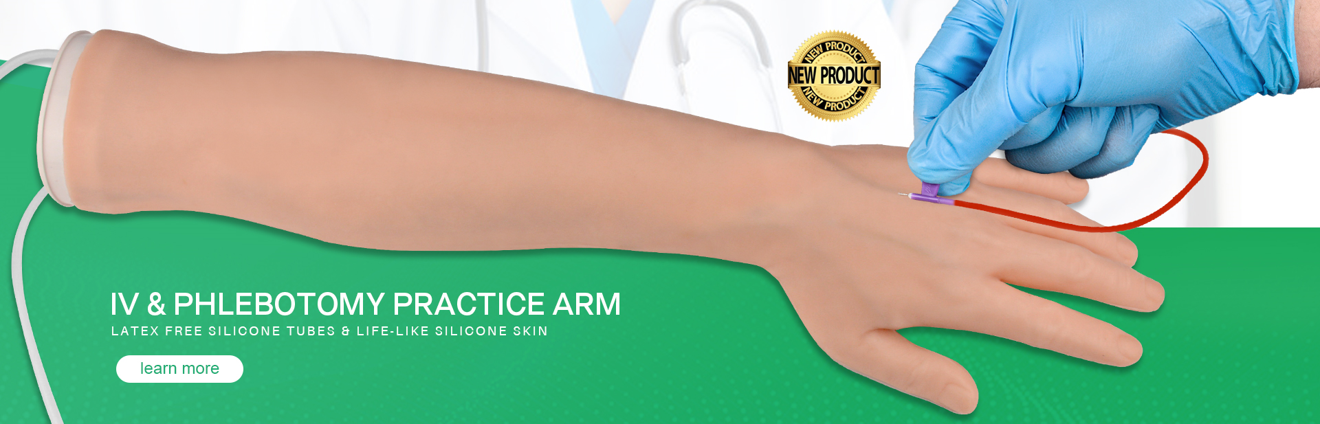 Phlebotomy & IV Injection Practice Arm