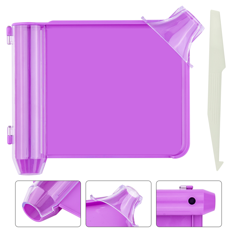 Upgraded Pill Counting Tray with Lid, Spatula Right Hand