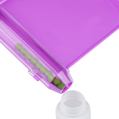 Upgraded Pill Counting Tray with Lid, Spatula Right Hand