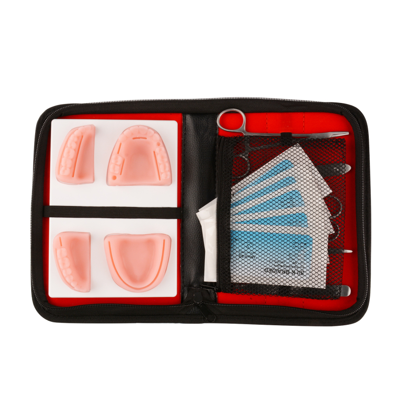 Complete Dental Student Practice Kit with Suture Pad and Instruments