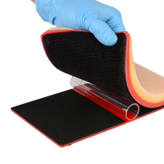 Advanced DIY Suture Pad with Hook & Loop Tissue Tension Device for Practice