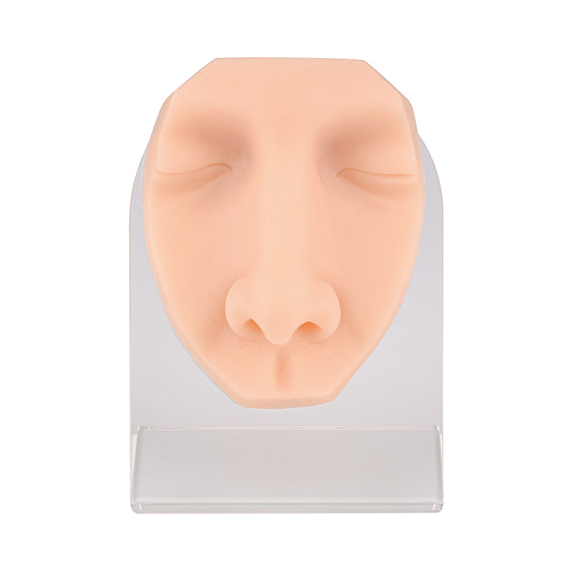 Silicone Nose Piercing & Display Model with Stand