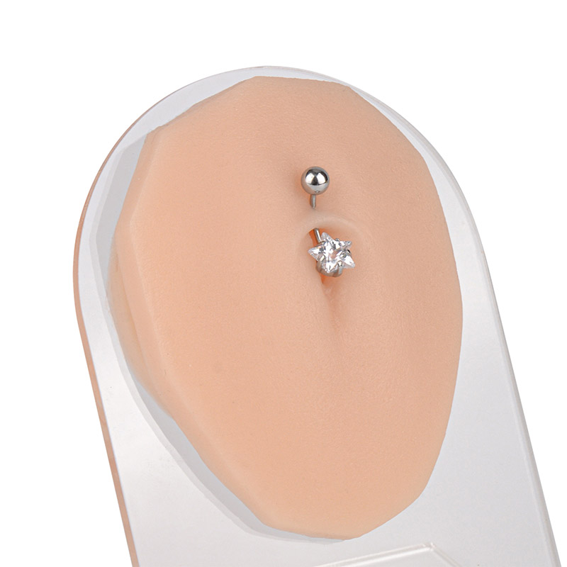 Silicone Navel(Belly Button) Model for Piercing Practice & Display