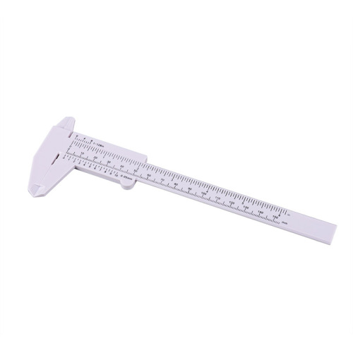 Plastic Vernier Caliper Gauge - Double Scale, Color Custom, Mini