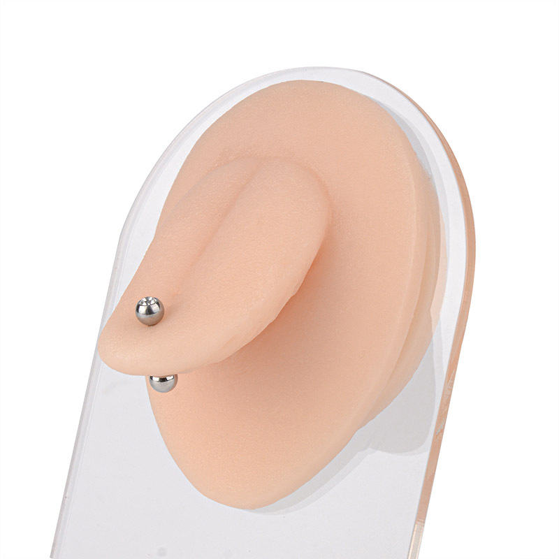 Silicone Tongue Model for Piercing & Acupuncture & Demo