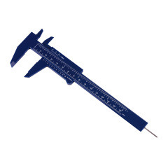 Plastic Vernier Caliper Gauge - Double Scale, Color Custom, Mini