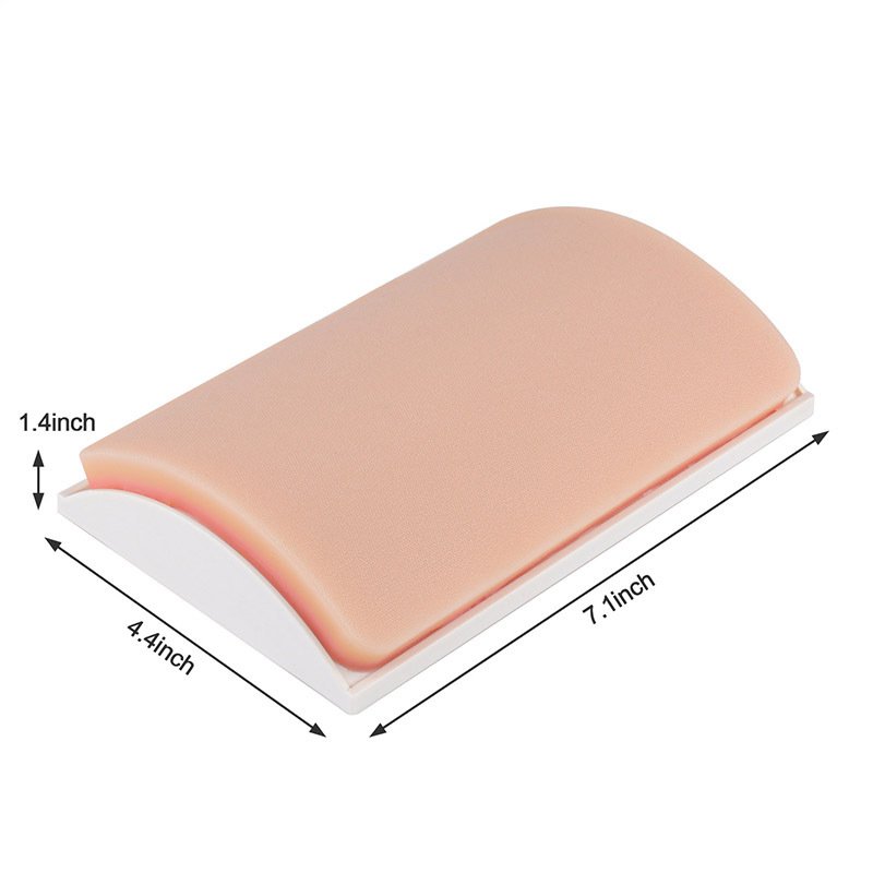 Realistic Suture Pad with Curved Base(without Wounds)