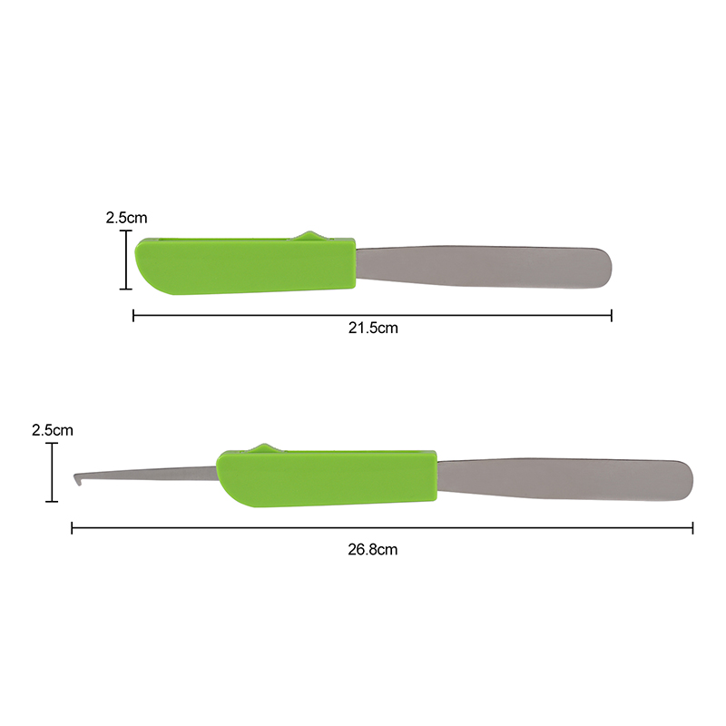 Tapered Pharmacy Counting Spatula with Hook