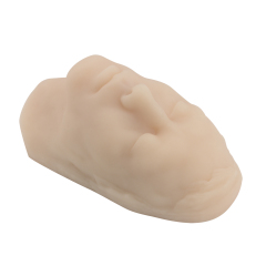 Silicone Mannequin Face Injection Training Model with Bone Inside