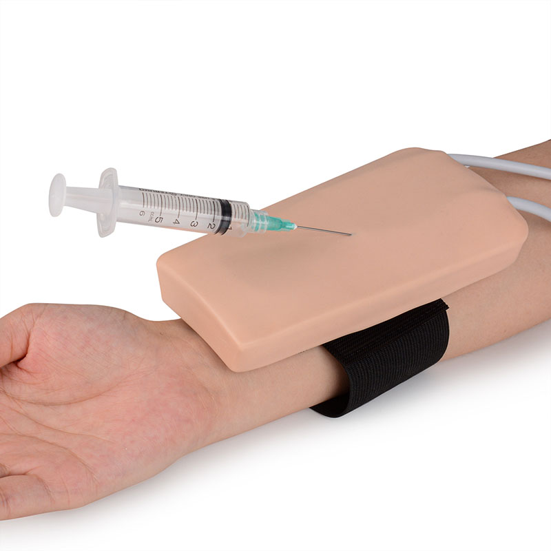 Wearable I.V. Injection Simulator for Venipuncture Course