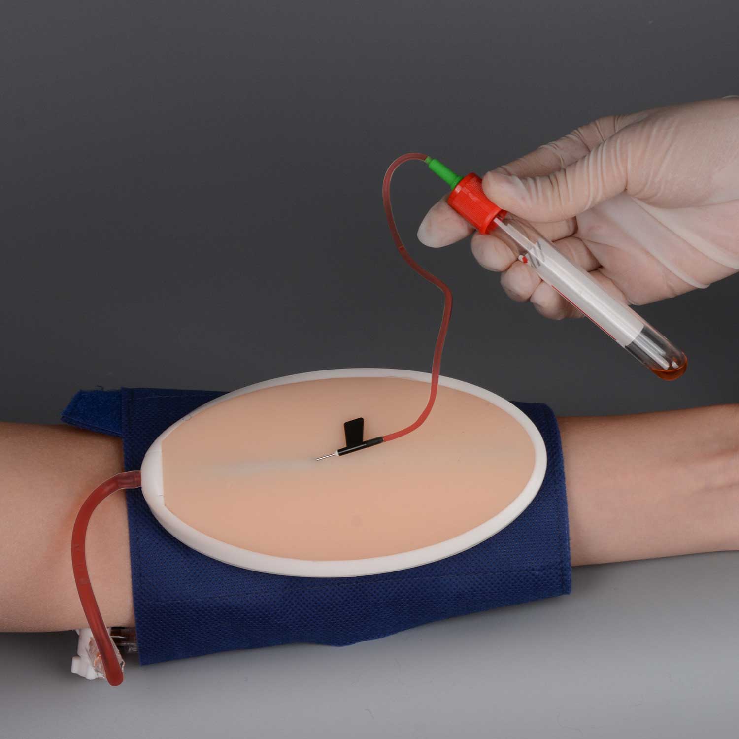 One-Way IV Injection Practice Pad Model, Wearable on Forearm