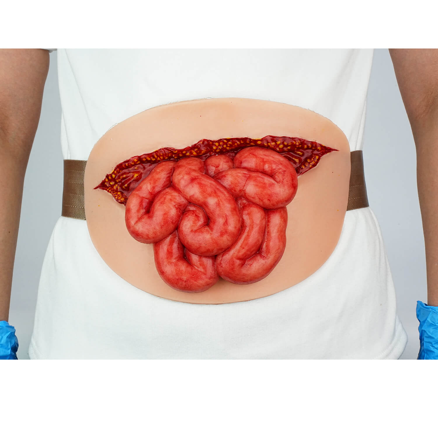 Wearable Abdominal Evisceration with Intestine Simulator