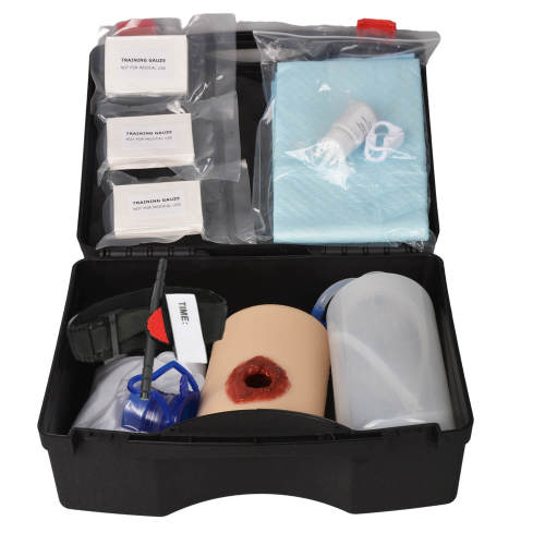 GSW Wound Bleeding Tourniquet Trainer Kit