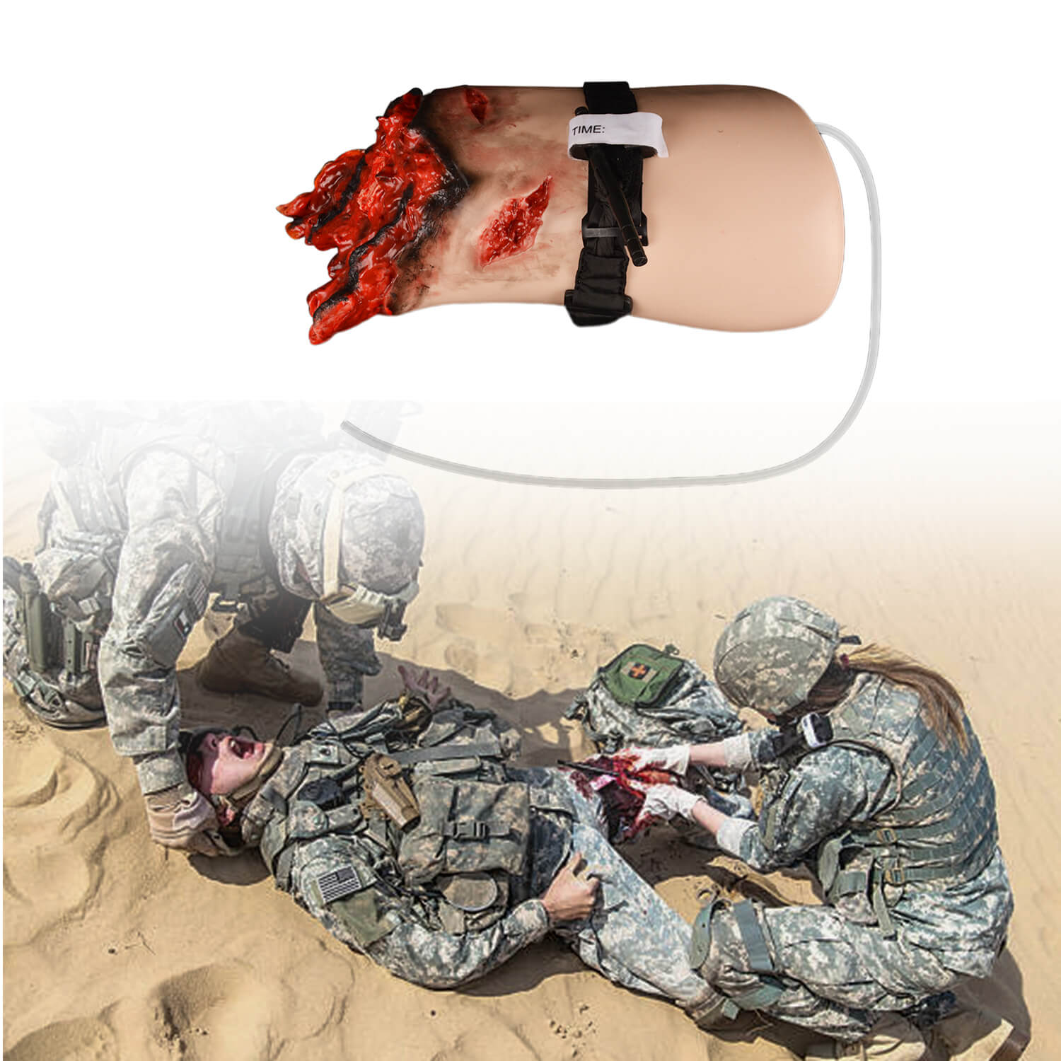 Amputation Thigh Tourniquet Wound Packing Trainer