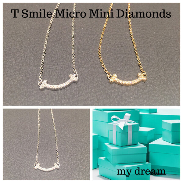 NEW【Tiffany】 T ティファニー コピー スマイル マイクロミニ ダイアモンド18kM6A3586