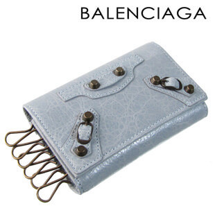 バレンシアガ BALENCIAGAコピー キーケース ライトブルー クラシックオオサカ 253048 D940T 4710