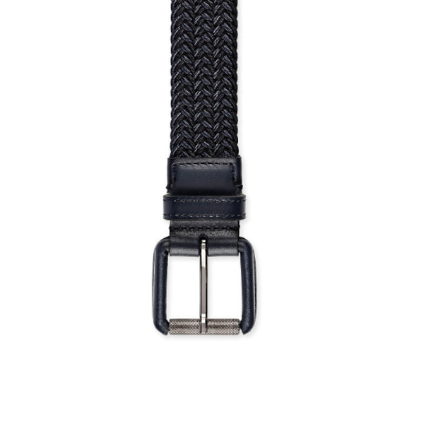 日本未入荷◆ルブタン ベルト スーパー コピー メンズベルト◆【Hugo Belt】◆ネイビー 3195162U522