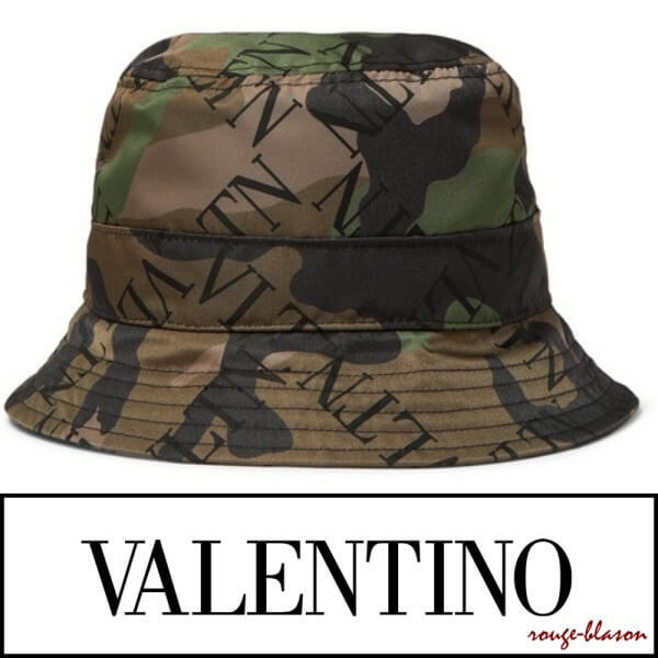 Valentino ヴァレンティノ 迷彩キャップ コピー バケットハットH6129b10CR0
