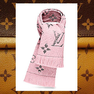 新作 Vuitton ヴィトン Logomania Shine モノグラムラメスカーフ