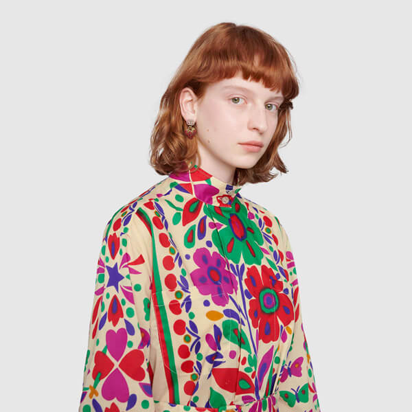 2020年春夏新作 GUCCI イグッチ いちご コピー ンターロッキングG ストロベリー ピアス08PAX9037
