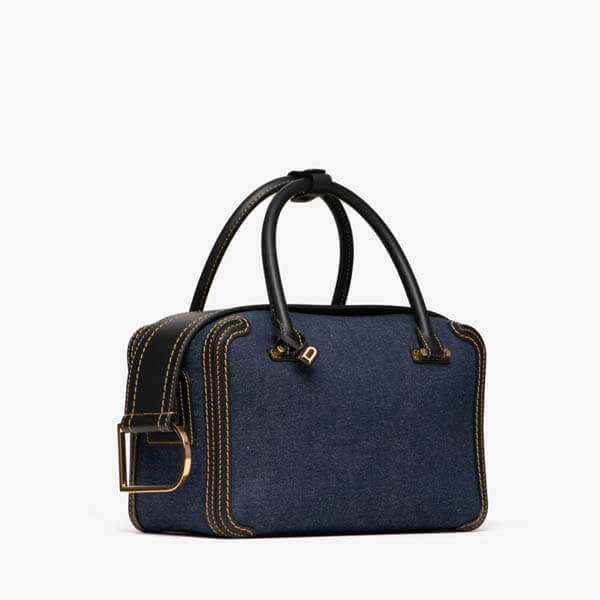 限定★Delvaux (デルボー) ★ スーパーコピー COOL BOX MM バッグ デニム Denim 21032324