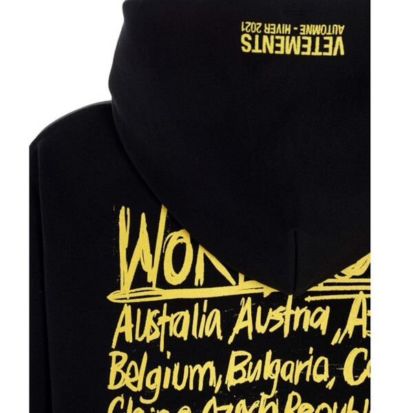VETEMENTS コピーロゴ　パーカーフードパーカーユニセックス　オーバーサイズ　フーディAW201116B14806