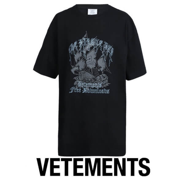VETEMENTSスーパーコピー（ヴェトモン）The Pirate Bay T-Shirt201116B14809104