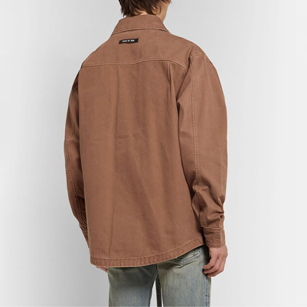 新着★フィアオブゴッド★コピー コットンキャンバスシャツジャケット 全2色 21040605