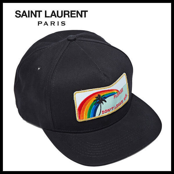 Saint Laurent サンローランスーパーコピー デニム PATCH 6 PANEL キャップ