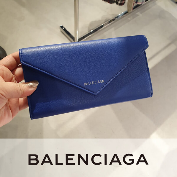 バレンシアガコピー Balenciaga 絶対欲しい ペーパーフラップ長財布201116B132