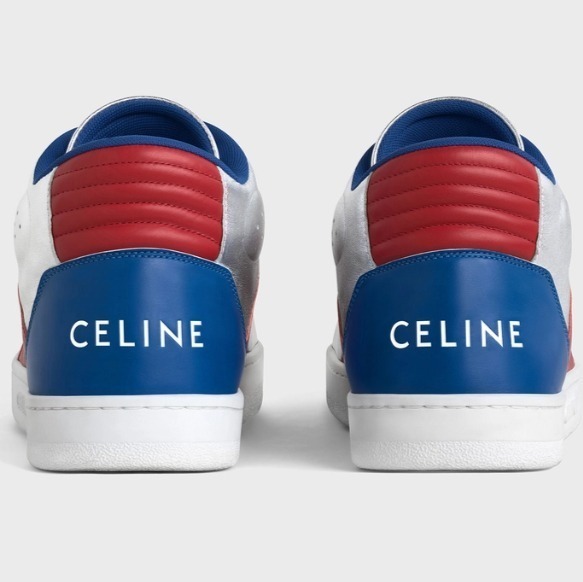 2021SS 新作 CELINE コピー CT-02 ベルクロストラップ ミッドスニーカー 342823543C_36RB