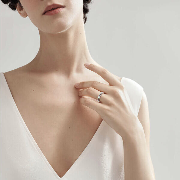 【Tiffany&amp;Co.】Tiffany T True Narrow Ring ティファニー コピー ティファニーT トゥルー ナロー リングM6A6588