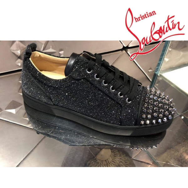 ルブタンコピー◆メンズ◆スニーカー◆【Louis Junior Spikes Orlato】 1200388BK65
