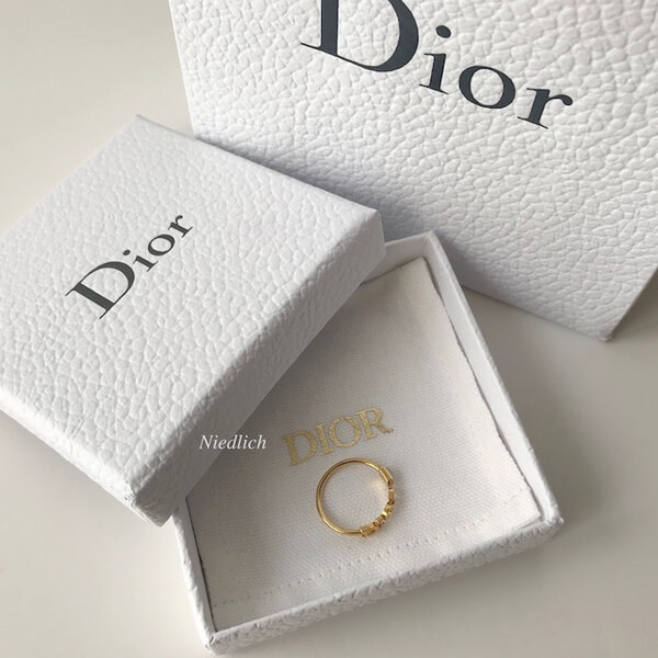 Dior リング 偽物 Dio(r)evolution ギフトにも DIORロゴ Gold201120G18